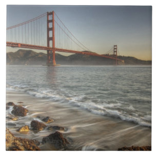 USA, Kalifornien, San Francisco. En naturskön uts Kakelplatta