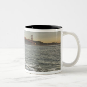 USA, Kalifornien, San Francisco. Ett vackert pano Två-Tonad Mugg