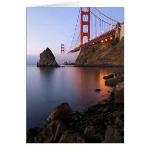 USA, Kalifornien, San Francisco. Golden Gate Hälsningskort