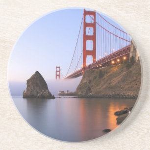 USA, Kalifornien, San Francisco. Golden Gate Underlägg Sandsten