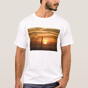 USA. Kalifornien. San Francisco. Solnedgång T-shirt