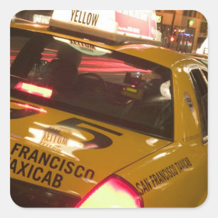 USA, Kalifornien, San Francisco Union Square Fyrkantigt Klistermärke