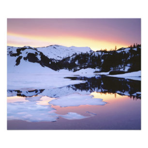 USA, Kalifornien, Sierra Nevada-bergen. Den Fototryck