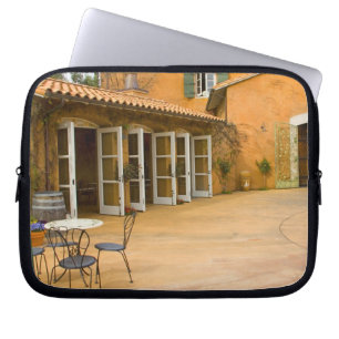 USA, Kalifornien, Sonoma Valley, Patio på Viansa Laptop Fodral