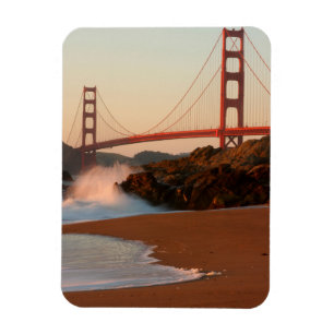 USA, Kalifornien. Utsikt över Golden Gate-bron Magnet