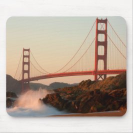 USA, Kalifornien. Utsikt över Golden Gate-bron Musmatta