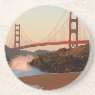 USA, Kalifornien. Utsikt över Golden Gate-bron Underlägg