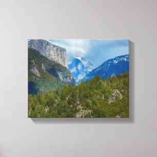 USA, Kalifornien. Utsikt över Half Dome i Yosemite Canvastryck