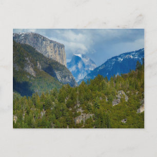 USA, Kalifornien. Utsikt över Half Dome i Yosemite Vykort