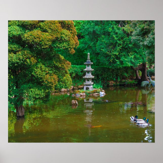 USA, Kalifornien. Vy över en obligation Poster (Framsidan)