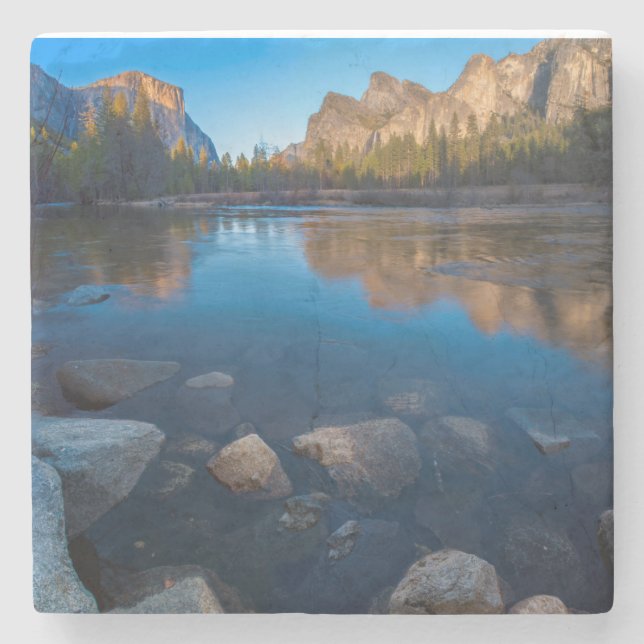 USA, Kalifornien. Yosemite Valley View 2 Stenunderlägg (Framsidan)