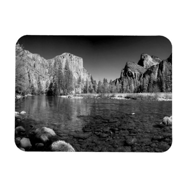 USA, Kalifornien. Yosemite Valley View Magnet (Horisontell)