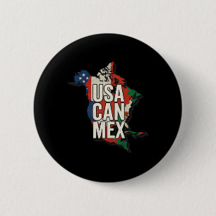 USA Kan Mex Fotboll Nordamerika Fotboll Fanpresent Knapp