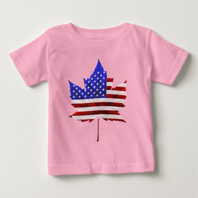 USA Kanada T-Shirts Canada US Barn tröja Hoodies (Framsida)