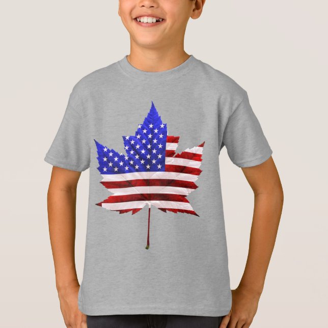 USA Kanada T-Shirts Canada US Barn tröja Hoodies (Framsida)