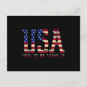 USA Kärlek IT eller Lämna IT Vykort