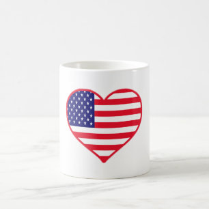 USA Kärlek Kaffemugg