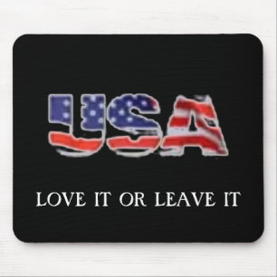 USA kärlek lämnar det eller det Musmatta