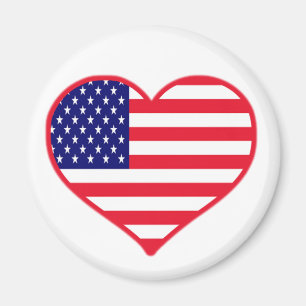 USA Kärlek Magnet