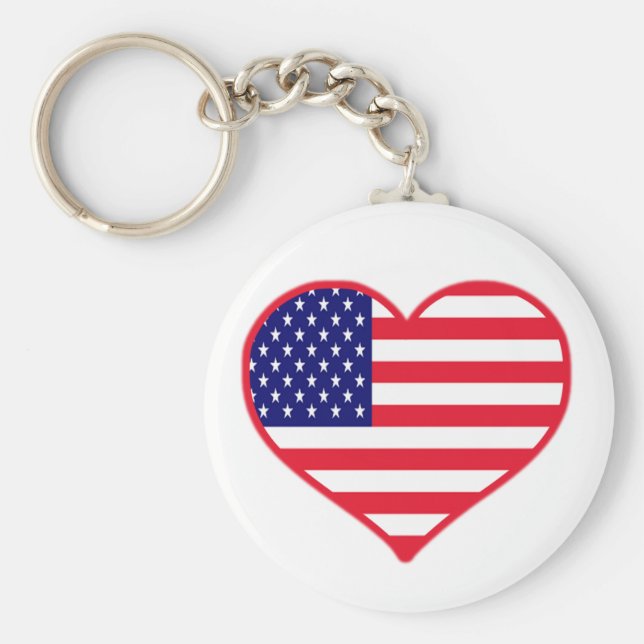 USA KÄRLEK NYCKELRING (Framsidan)