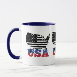 "USA Karta Ceramic Mugg" Mugg