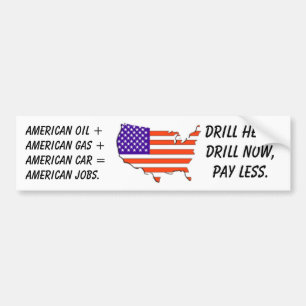 USA-karta-flagga amerikanolja +Amerikanen gasar Bildekal
