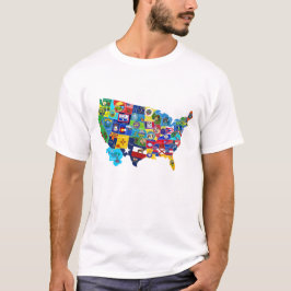 USA-karta T Shirt