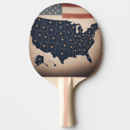 USA KARTA VINTAGE PINGISRACKET