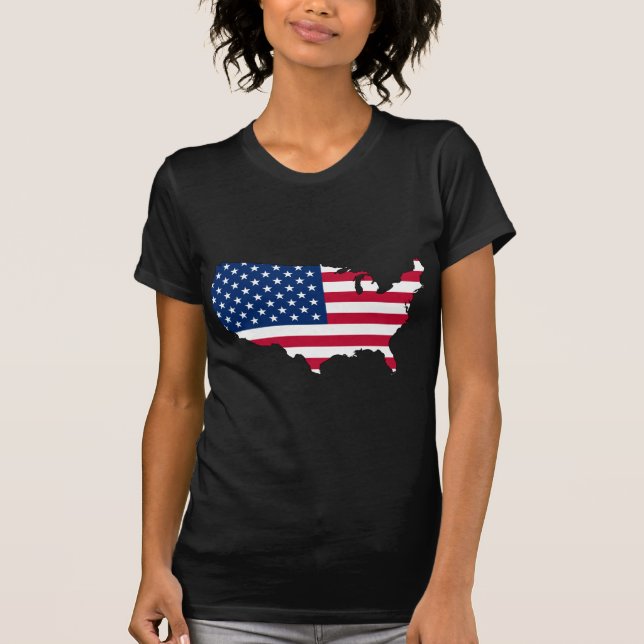 USA kartlägger, United States sjunker Tröja (Framsida)