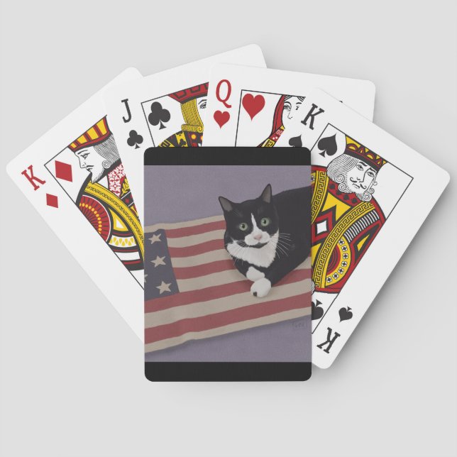 USA Katt Casinokort (Baksidan)