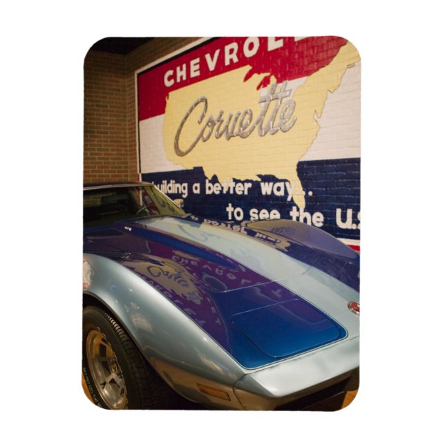 USA, Kentucky, Bowling Green: National Corvette 2 Magnet (Vertikal)