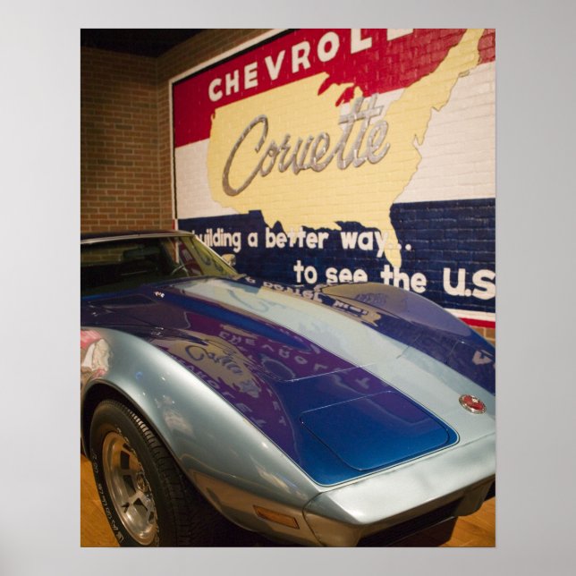USA, Kentucky, Bowling Green: National Corvette 2 Poster (Framsidan)
