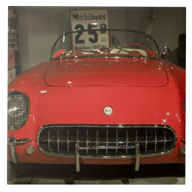 USA, Kentucky, Bowling Green: National Corvette 3 Kakelplatta (Framsidan)