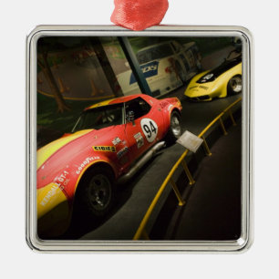 USA, Kentucky, Bowling Green: National Corvette 4 Julgransprydnad Metall