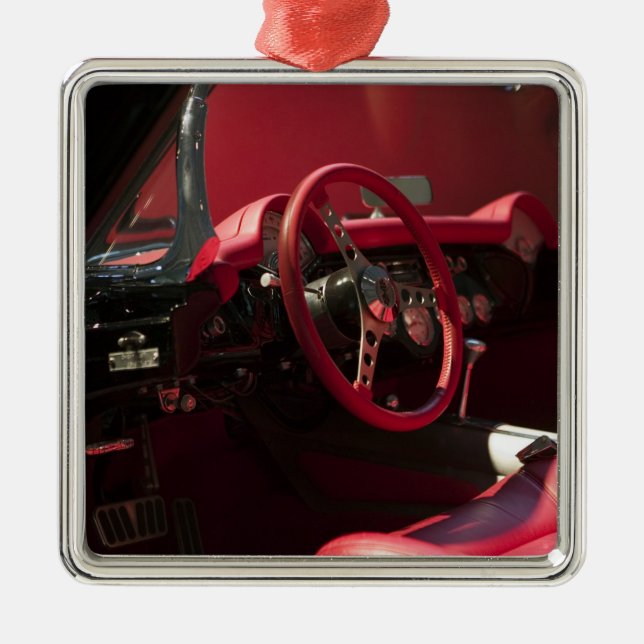 USA, Kentucky, Bowling Green: National Corvette Julgransprydnad Metall (Framsidan)