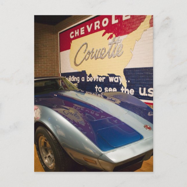 USA, Kentucky, Bowling Grönt: National Corvette 2 Vykort (Framsida)