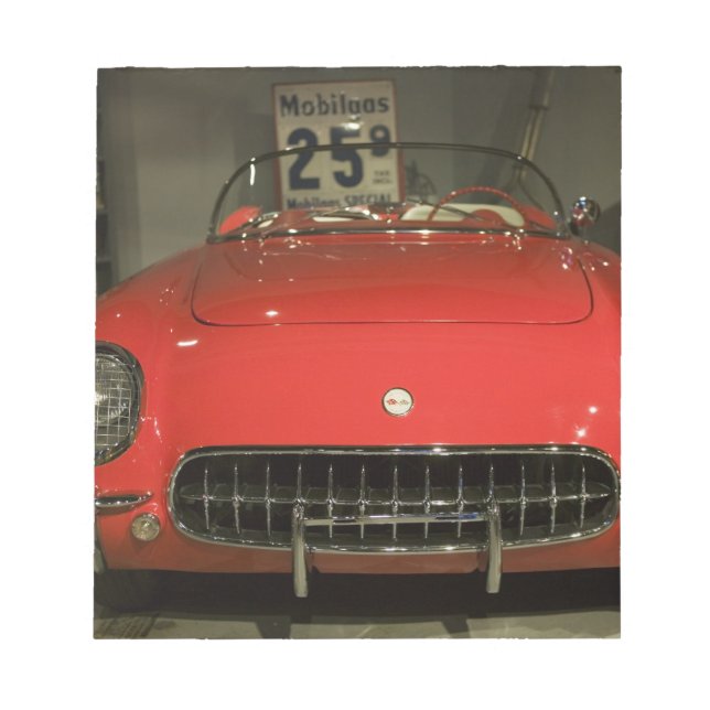 USA, Kentucky, Bowling Grönt: National Corvette 3 Anteckningsblock (Framsida)