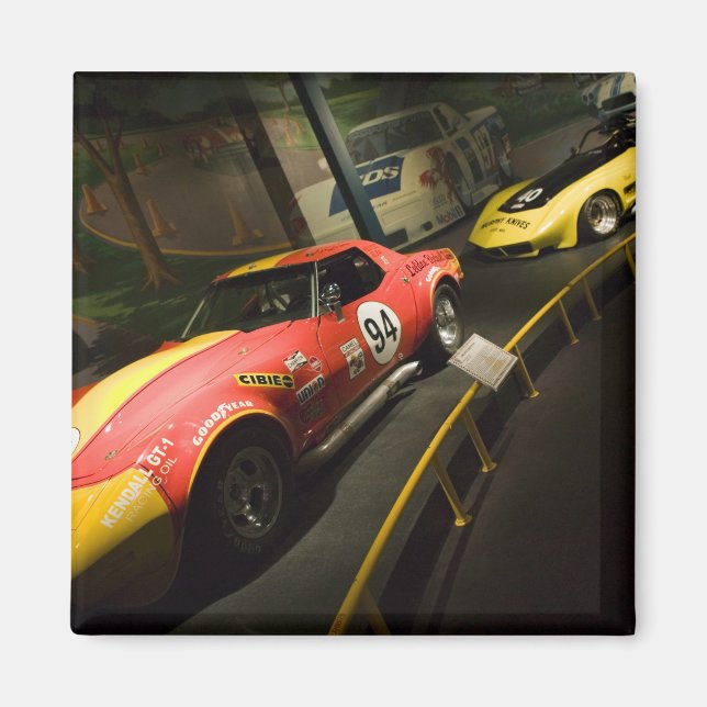 USA, Kentucky, Bowling Grönt: National Corvette 4 Magnet (Framsidan)