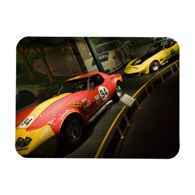 USA, Kentucky, Bowling Grönt: National Corvette 4 Magnet (Horisontell)