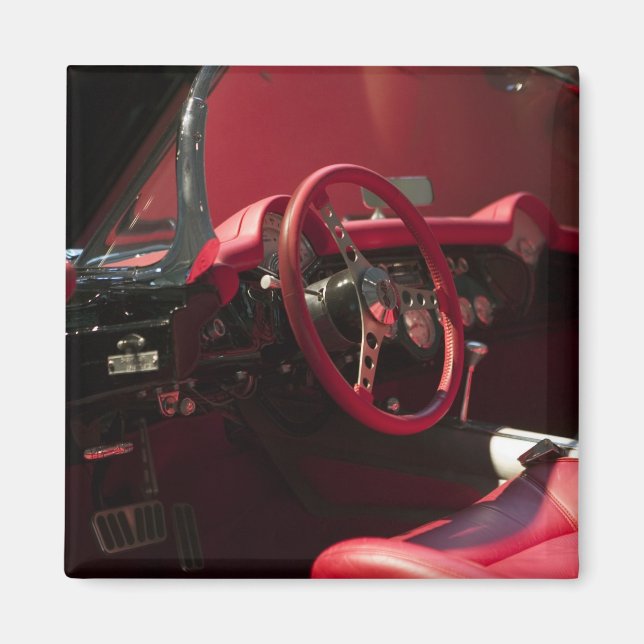 USA, Kentucky, Bowling Grönt: National Corvette Magnet (Framsidan)