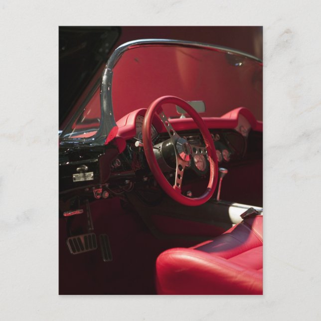 USA, Kentucky, Bowling Grönt: National Corvette Vykort (Framsida)