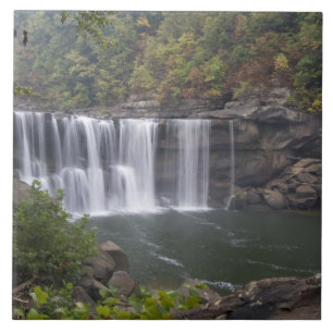 USA - Kentucky. Cumberland Falls på Kakelplatta