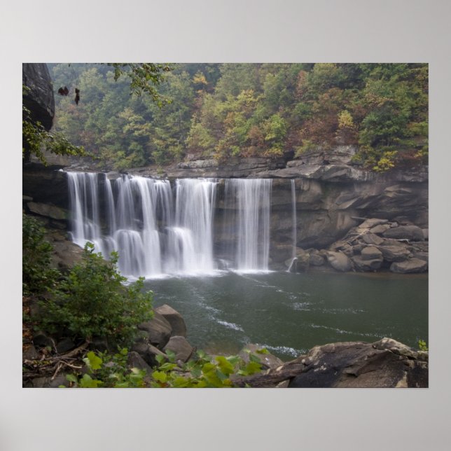 USA - Kentucky. Cumberland Falls på Poster (Framsidan)