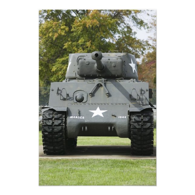 USA, Kentucky, Fort Knox: Patton Museum of Fototryck (Framsidan)