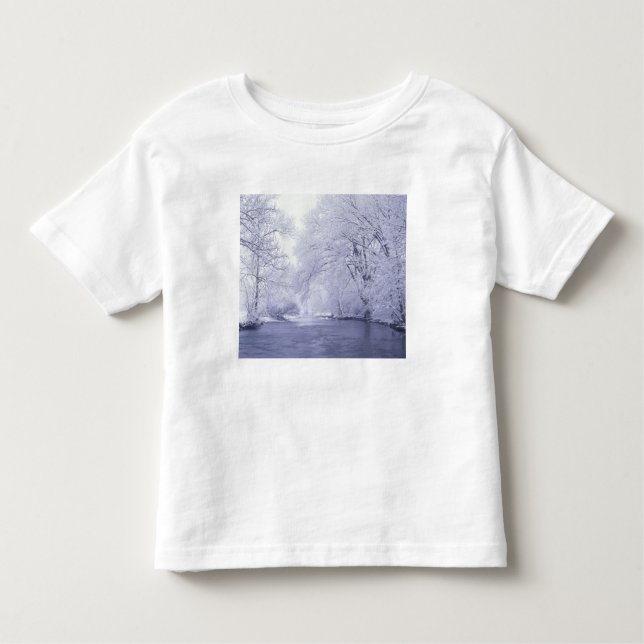 USA, Kentucky, Louisville. Snö täckt Tee Shirt (Framsida)