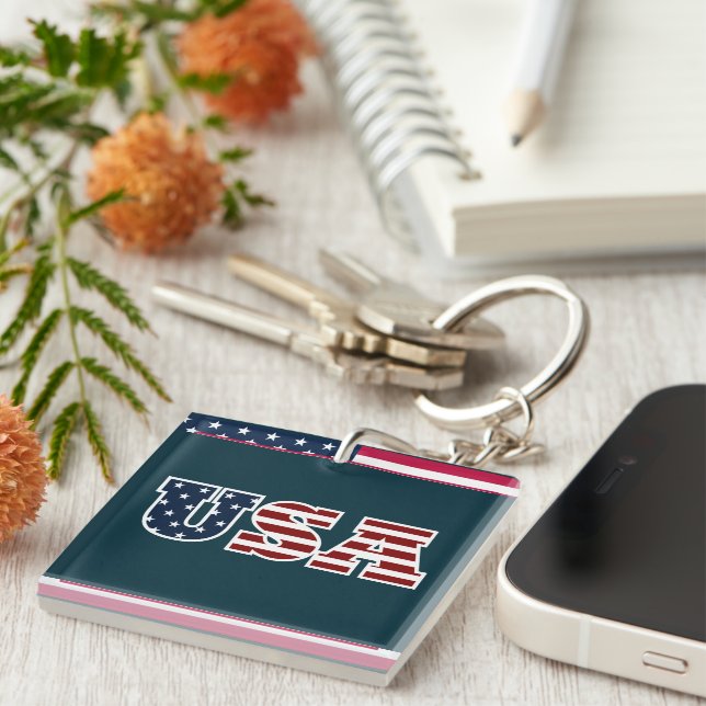 USA Keychain (Högra Framsidan)
