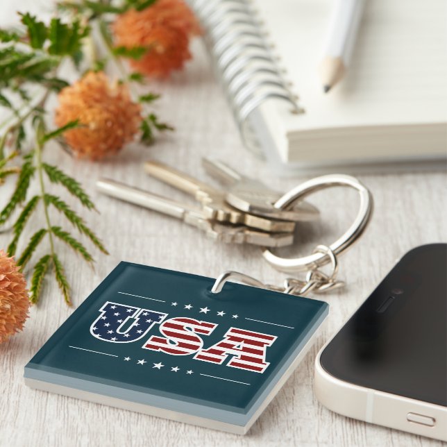 USA Keychain (Högra Framsidan)