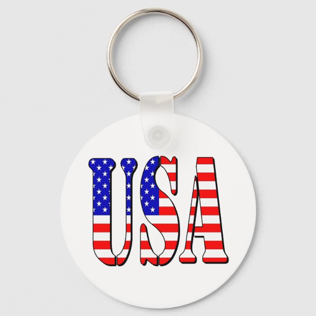 USA Keychain Nyckelring (Framsida)