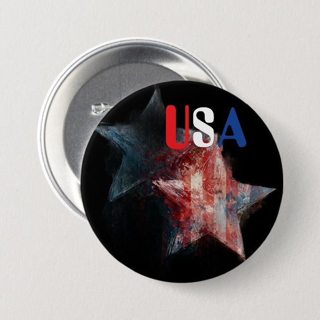 USA-knapp Knapp (Framsida & baksida)