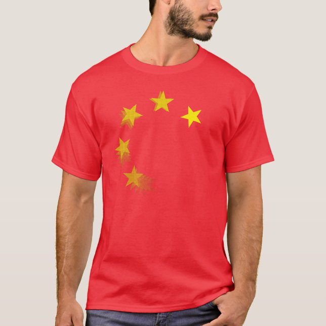 USA kontra CHINA/CHINA T Shirt (Framsida)